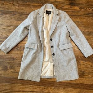 Banana Republic Wool Blend Herringbone Coat